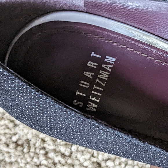 Stuart Weitzman Black Pointed Toe Classic Heels Pumps Size 7.5 . EUC - Picture 2 of 8